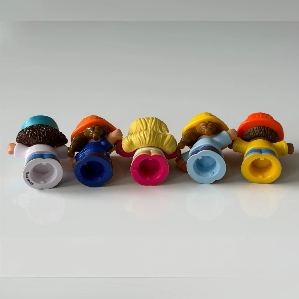 Mattel Little People Colorful Construction Friends Set Of 7